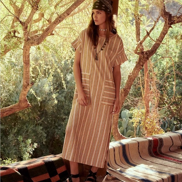 Free People Dresses & Skirts - FREE PEOPLE FP Beach Marguerite
Striped Tee Maxi Dress Size XS TP